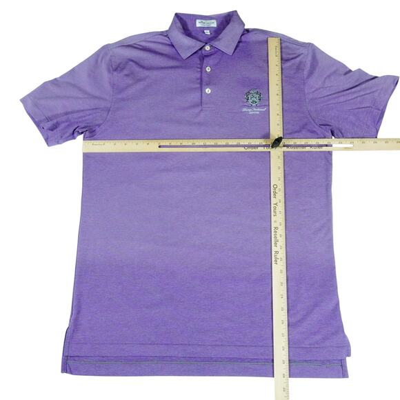 Peter Millar Summer Comfort Trump National Jupiter Polo Mens Size Medium - Picture 5 of 6